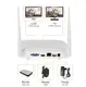Комплект WiFi видеонаблюдения Hiseeu 2ch 960P 2HB612