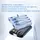 Павербанк бездротовий магнітний 10000мАг, Powerbank з кабелями Type-C/Lightning/micro USB/USB, 22.5W Blue