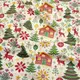 Полуторное постельное белье с простыней на резинке CHRISTMAS CS2