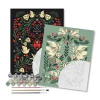 Новогодние картины по номерам с логотипом