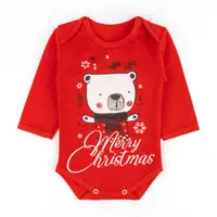 Детский праздничный комплект с начесом Christmas Bear