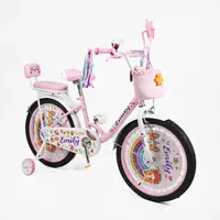 Детский двухколесный велосипед 20" дюймов Corso Emily ML-783 стальная рама 1 скорость. Pink and White (188188)