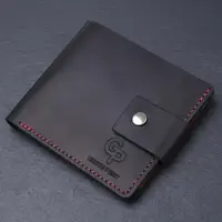 Шкіряне матове портмоне унісекс GRANDE PELLE 11542 Чорний