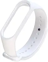 Ремешок UWatch Replacement Silicone Band For Xiaomi Mi Band 3/4 White