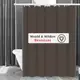 Шторка для ванны из полиэстера водонепроницаемая Bathlux 180x180 см с кольцами, занавеска для ванной комнаты