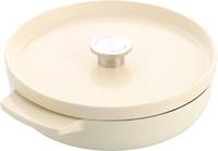 Сотейник с крышкой KitchenAid CC009010-001 26 см 2.77 л кремовый