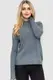 Кофта женская однотонная, цвет серый, 244R2302