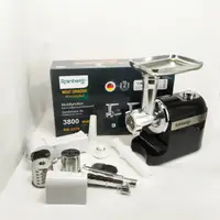 Мясорубка Rainberg RB-2270 с реверсом и насадками для шинковки и колбас 3800W Black