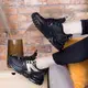 Кроссовки женские Fashion Querida 2695 40 размер 25,5 см Черный