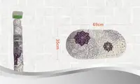Килимок протиковзний для ванни та душу Bathlux гумовий ПВХ, нековзкий, люкс якість з малюнком