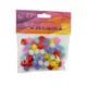 Помпоны полипропиленовые, 1.2см, 5 цветов, 60шт.