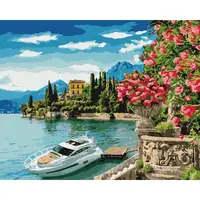 Картина по номерам KHO2746 Краски моря 40*50см Идейка
