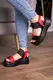 Женские сандалии Fashion Rebel 3039 41 размер 26 см Красный