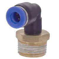 Штуцер цанговий (кутовий) Ø6 МТ 3/8" SIGMA (7027101)