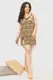 Ночная рубашка с принтом цвет бежевый 231R005-1