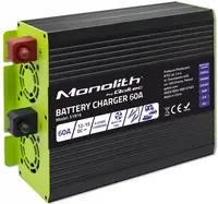 Зарядний пристрій для акумуляторів LiFePO4 AGM GEL SLA 60A 12V Qoltec (Польща)