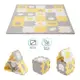 Коврик-пазл Kinderkraft Luno Shapes Yellow, 30 элементов (KPLUSH00YEL0000)