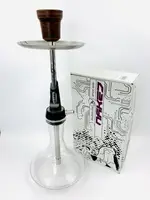 Кальян Doubletoke Naked – глибокий чорний матовий відтінок та надійне складання