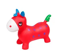 Детский прыгун-лошадка BT-RJ-0065 с рожками