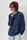 Однотонный базовый лонг oversize – темно-синий цвет, ONE SIZE (есть размеры)