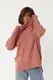 Жіночий светр oversize із розрізами з боків - кораловий цвет, M