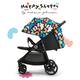Прогулочная коляска детская легкая KiderKraft GRANDE Plus happy shapes / Прогулочные коляски для детей
