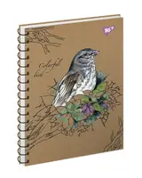 Тетрадь для записей в клетку В6 YES Colarful birds 681910 120 листов