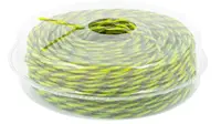 Жилка для тримера безшумна MASTERTOOL SPIRAL SQUARE 3.00 мм, 89 м, двокольорова (19-0414)