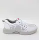 Спортивные женские белые туфли с перфорацией белые