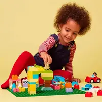 Конструктор LEGO DUPLO Classic Зеленая пластина для строительства 1 деталь (10980)