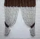 Кухонный комплект, (280х170см.) шторки с ламбрекеном и подхватами. Цвет бежевый с венге. Код 084к 50-435