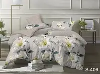 Комплект постельного белья с компаньоном S406 TAG satin (1,5-sp)-406