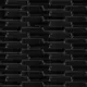3D панель самоклеющаяся кладка 700х770х7мм Черная (038) SW-00000303