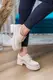 Броги женские Fashion Velvet 3262 41 размер 26 см Бежевый