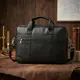 Сумка мужская Vintage 14627 кожаная Черная