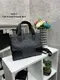 Серые буквы черный фон - стильная молодежная удобная сумка в стиле Tote Bag 0430-2