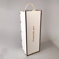 Коробка для бутылки вина Present for you 33х12х10 см (белая)