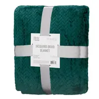 Плед Ardesto JaСquard Braid ART0207JB 160х200 см изумрудный