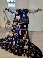 Плед флисовый Dushka Home Merry Christmas 8 21477 200х230 см