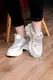 Женские сникеры Fashion Manchas 2065 40 размер 25 см Белый