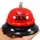 Дзвінок Ring for Sex 6232 8.5х5.5 см червоний