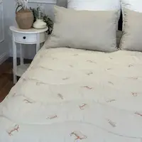 Ковдра євро вовняна Viluta Premium 21432 200x220 см бежева