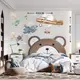 Детские стикеры Самолеты 60х120см, 3 листа 180х120см 15082113