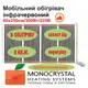 Обогреватель мобильный 60х250см/300Вт/220Вольт Monocrystal инфракрасный пленочный с защитой от перегрева МЭМ-300