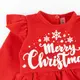 Боди-платье для девочки с крылышками и повязкой Merry Christmas