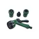 Набор для полива пистолет-распылитель 7 режимов, 2 коннектора ¾" + адаптер ½-¾" (ABS) GRAD (5012545)