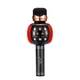 Беспроводной микрофон караоке блютуз WSTER WS-2911 Bluetooth динамик USB Чёрный с красным
