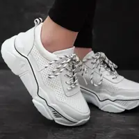 Кроссовки женские Fashion Yam 2982 36 размер 23,5 см Белый