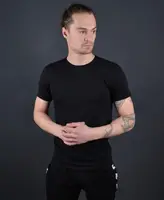 Мужская футболка черная Турция 56153 3XL