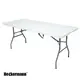 Стол складной переносной Heckermann 240х75x74 White (Z240)